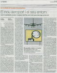 Article d'opinió dels alcaldes de Gavà (Joaquim Balsera) i de Castelldefels (Antoni Padilla) publicat a EL PERIÓDICO (10 de març de 2008)